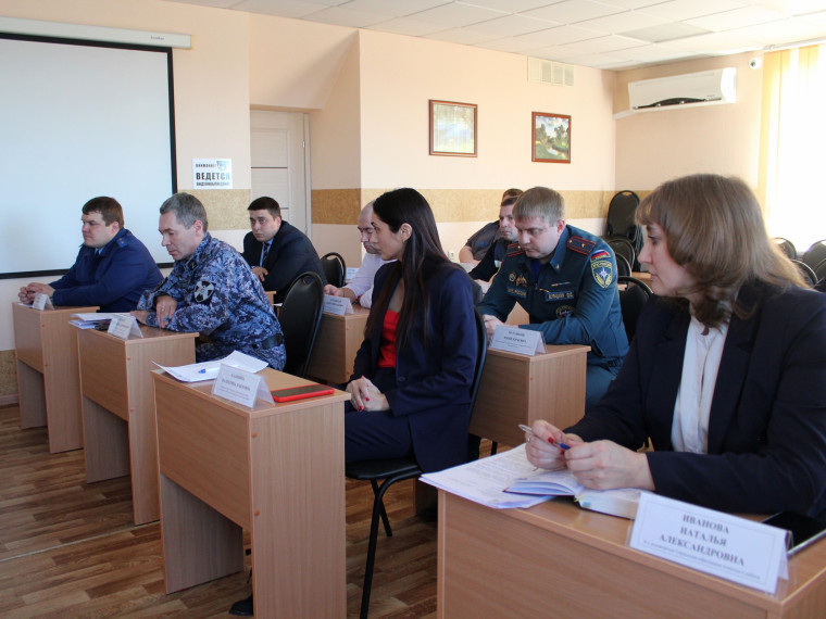 Состоялось заседание антитеррористической комиссии Ачинского района.